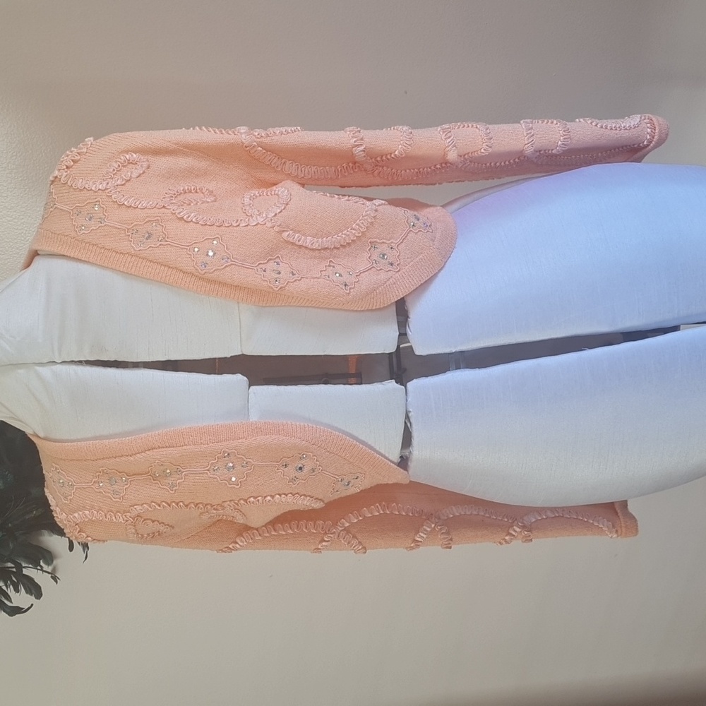 Unique Vintage crop top sweater size Medium 6